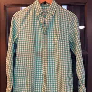 Crewcuts Boys’ Green Checkered Shirt - NWT